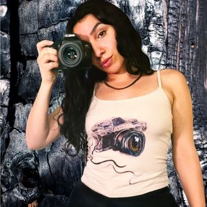 Vintage Hand Painted Tank Top